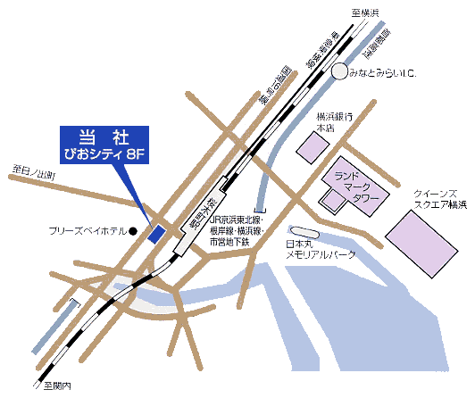 会社近辺地図